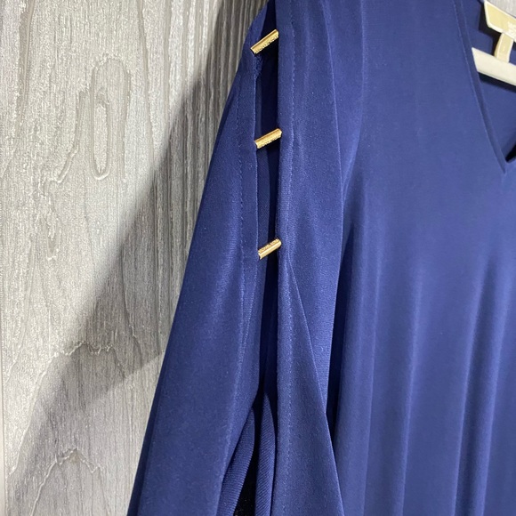 Blue Ladder Shoulder Michael Kors Dress Size Small Preloved - Picture 3 of 7